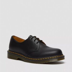 Dr. Martens 1461 Black Smooth Leather Oxford Shoes 8